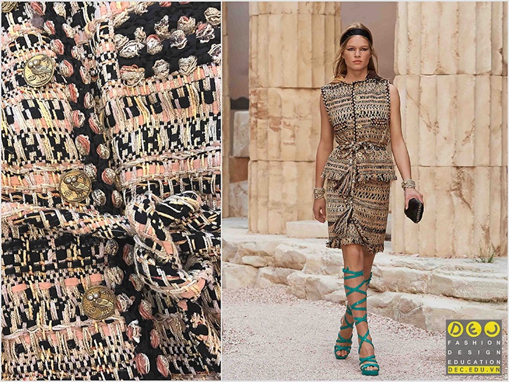 Thiết kế vải tweed của nhà Chanel 2018 2
