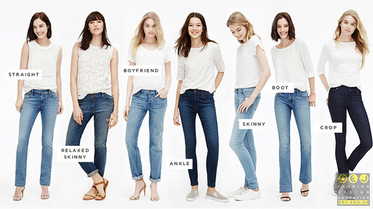 Kiểu dáng phong phú của quần jean một kiểu quần được làm từ chất liệu denim nổi tiếng Kiểu dáng phong phú của quần jean một kiểu quần được làm từ chất liệu denim nổi tiếng