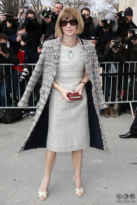 Anna Wintour tổng biên tập của tạp chí thời trang Vogue