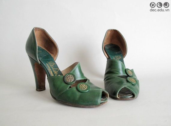 Tìm hiểu về giày peep Toe 1940s