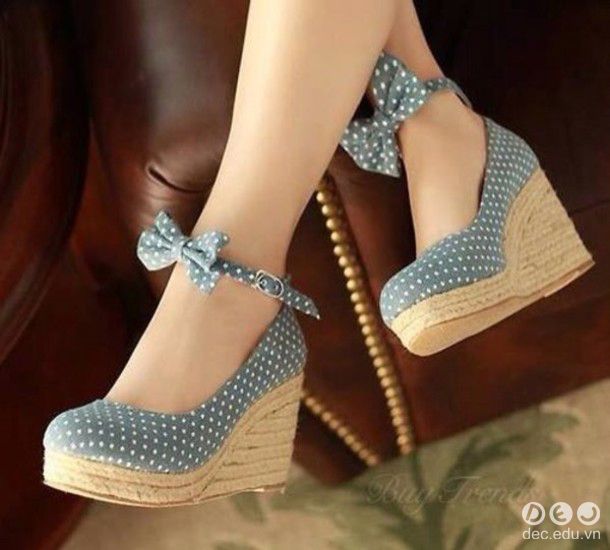 Từ điển thuật ngữ thời trang wedge heel