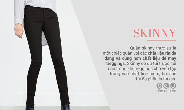 Từ điển thuật ngữ thời trang skinny