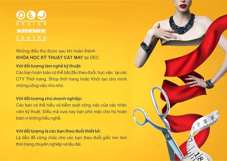 Mục tiêu khi học cắt may chuyên nghiệp - học cắt rập chuyên nghiệp