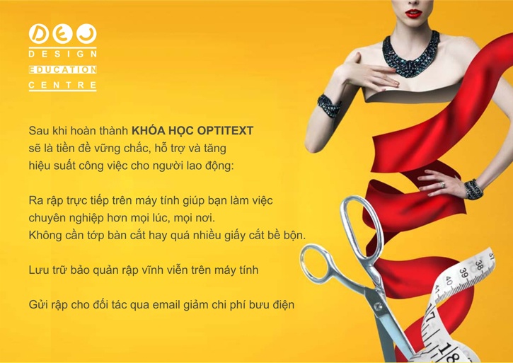 Thông tin chương trình học Optitex 4