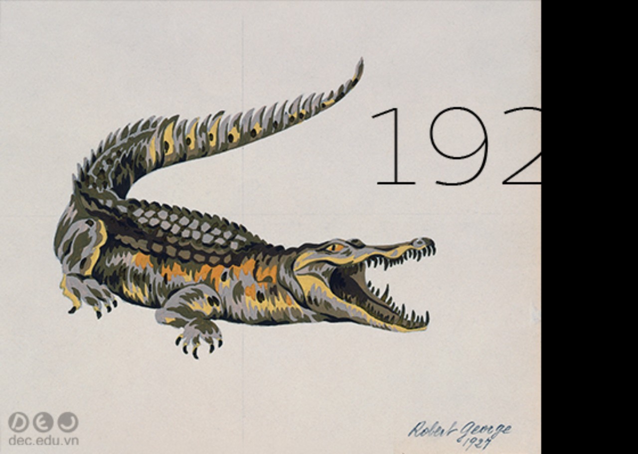 Logo lacoste năm 1923