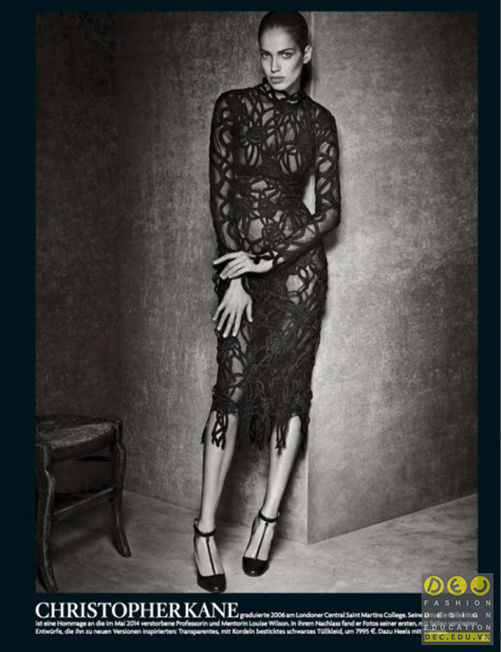 Một trong những thiết kế của Christopher Kane