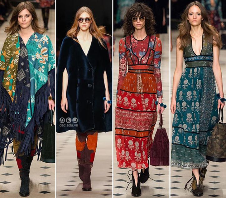 Phong cách thiết kế từ thương hiệu thời trang Burberry 