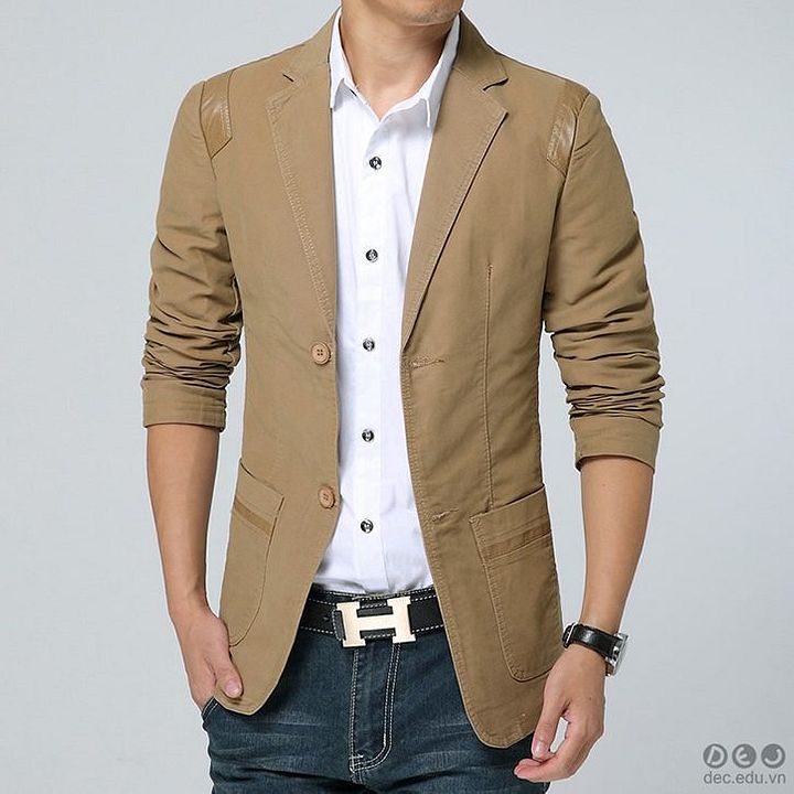 Chọn vải may áo blazer - vải kaki chun