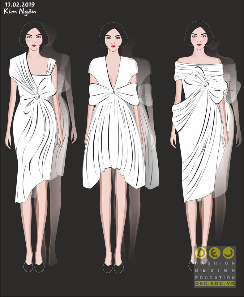 Vẽ thời trang bằng máy tính giúp mình tiết kiệm thời gian hơn