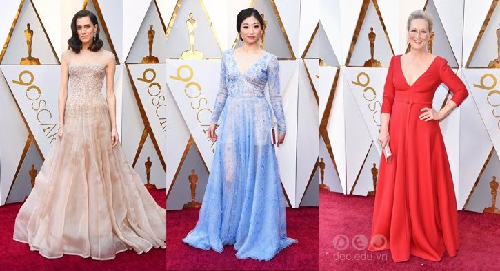 Những bộ đầm dạ tiệc lộng lẫy nhất và cuộc đua Thảm đỏ Oscar 2018
