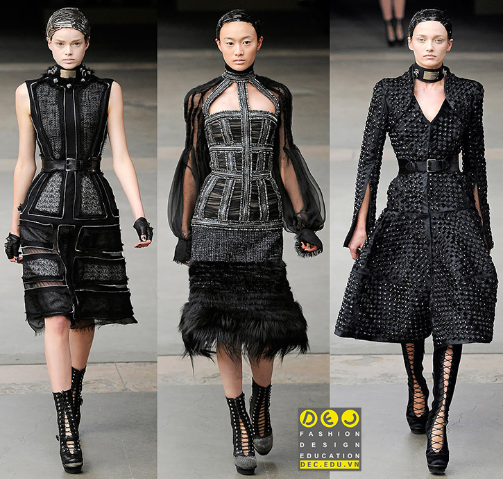 Các chất liệu thường được sử dụng trong phong cách thời trang Gothic