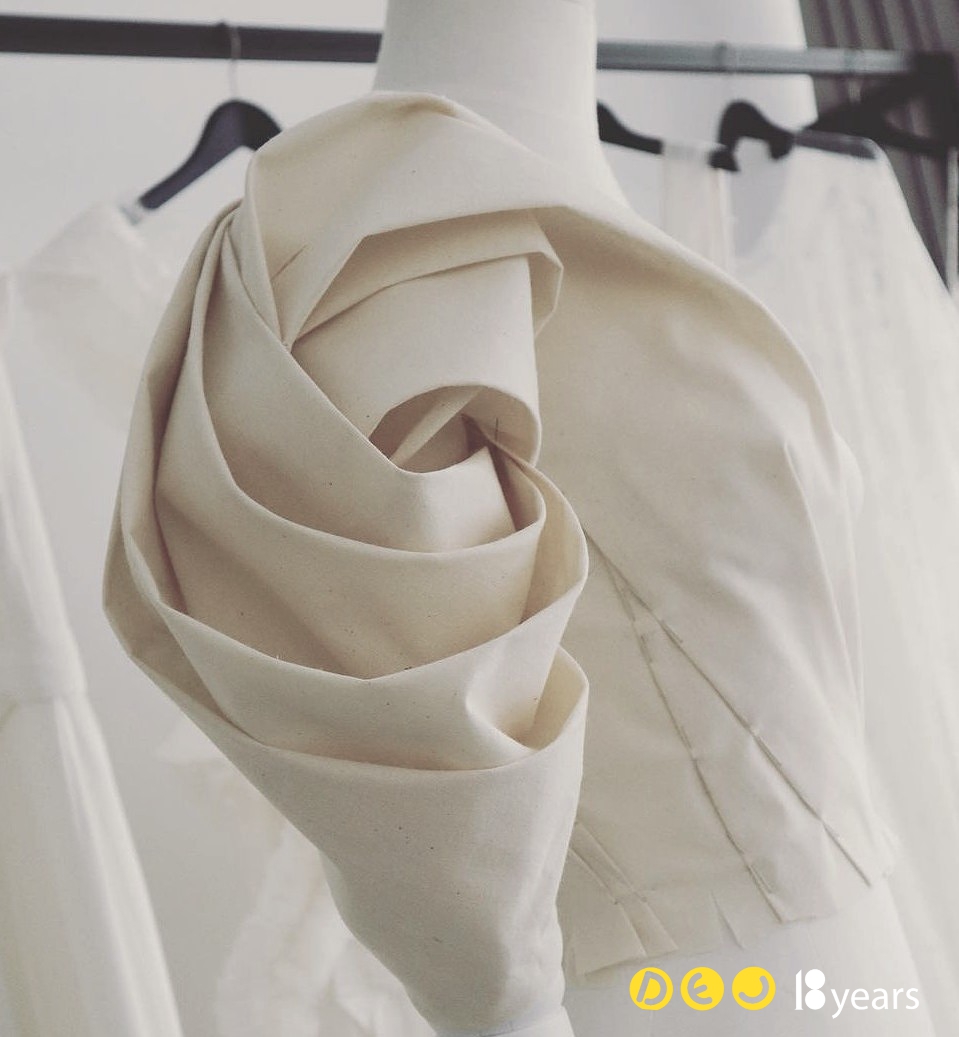 Draping 3D được ứng dụng rất phổ biến trong thiết kế Đồ cưới, Dạ hội