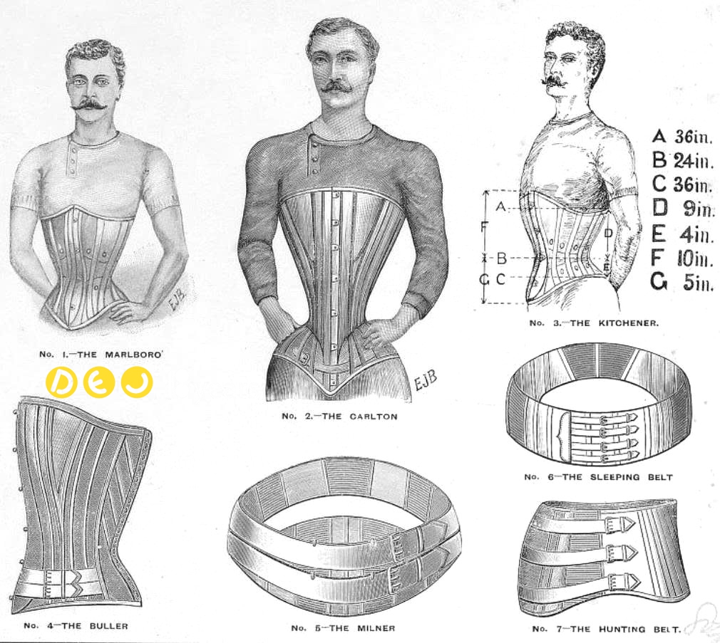 Đàn ông mặc corset để làm dáng