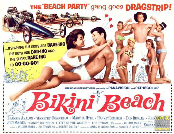 Bikini trở nên nổi tiếng vào năm 1963 qua bộ phim Beach Party Bikini trở nên nổi tiếng qua bộ phim Beach Party