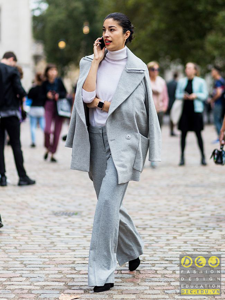 Những chiếc áo len cổ lọ kết hợp với áo khoác ngoài blazer Những chiếc áo len cổ lọ kết hợp với áo khoác ngoài blazer