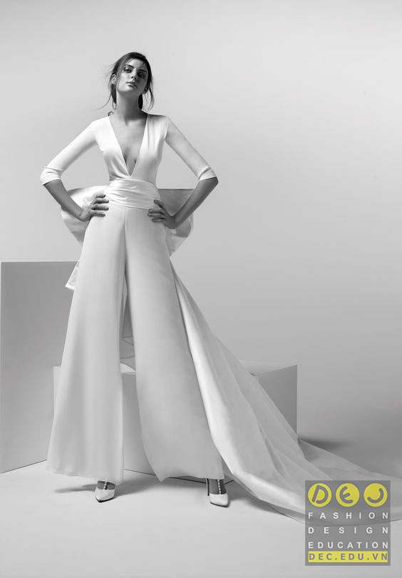 Chất liệu màu sắc Jumpsuit