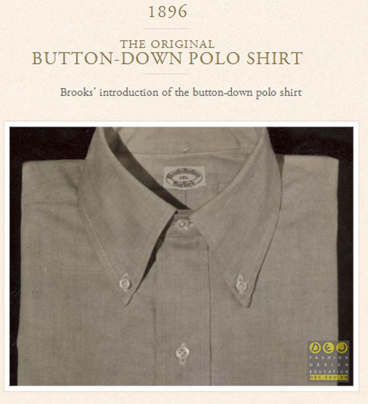Chiếc áo polo của công ty Brooks Brother Chiếc áo polo của công ty Brooks Brother